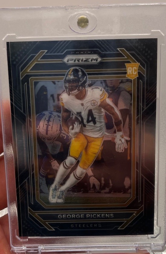 2022 Panini Chronicles - Prizm Black George Pickens #PB-20 (RC) Steelers