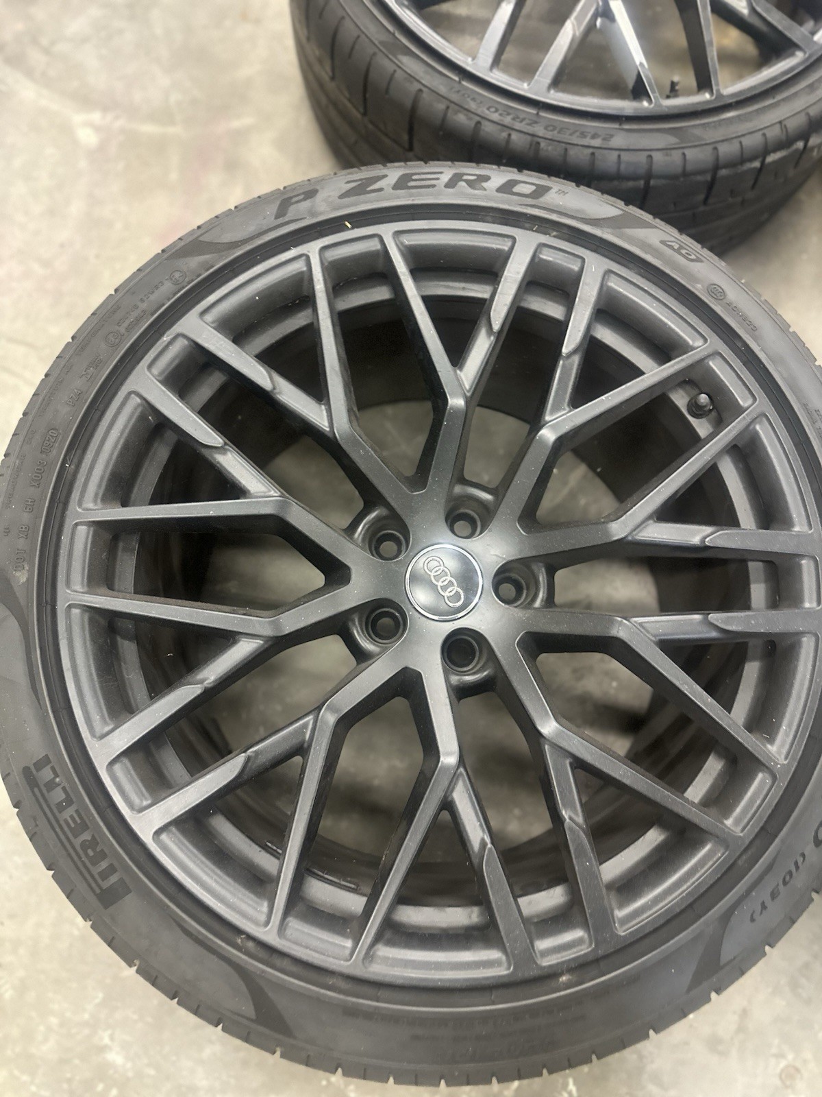 2018 Audi R8 OEM 20” Wheels & Pirelli P Zero Tires| TPMS Sensors| Factory set 4