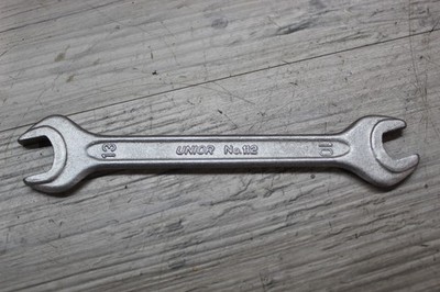 Unior No 112 Double Open End Wrench 10mm 13mm Metric Spanner Tool