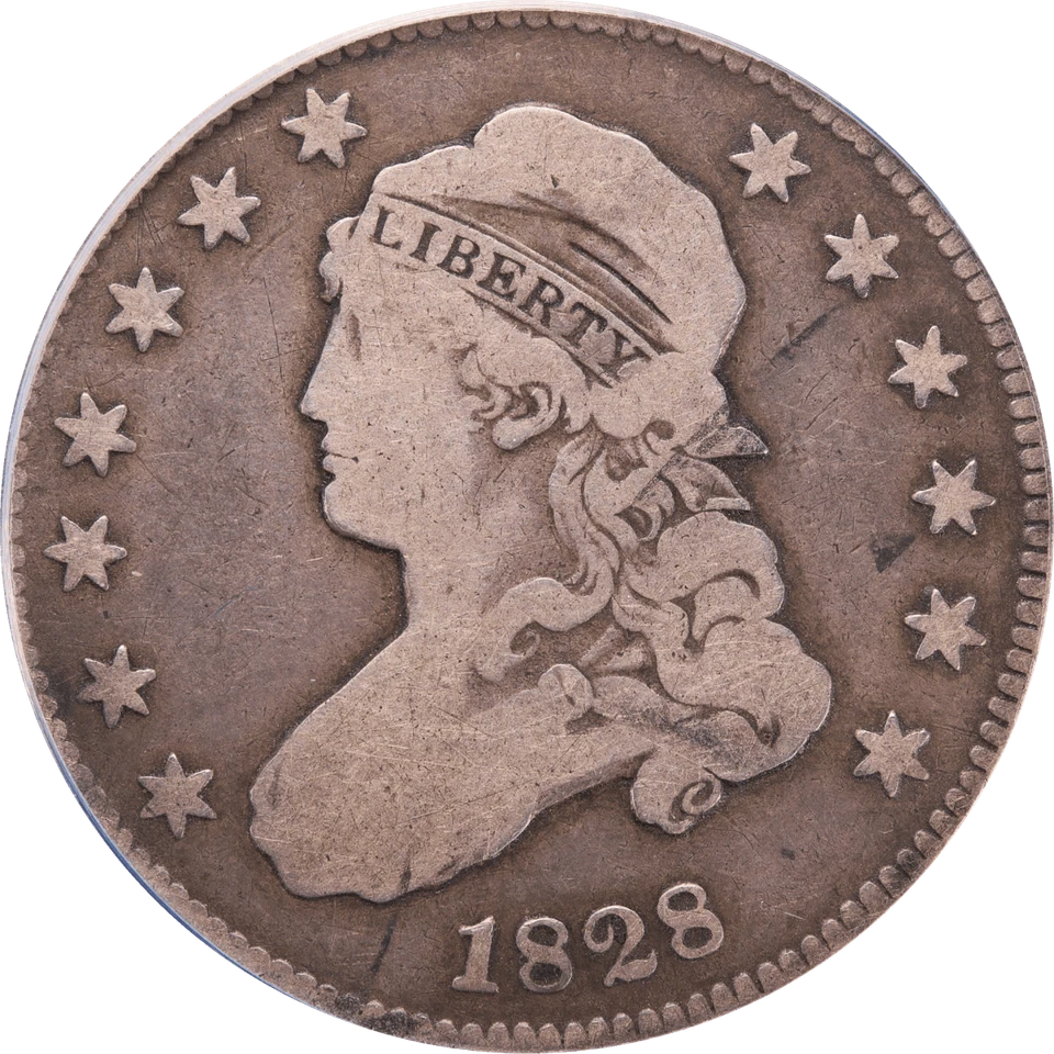 1828 Capped Bust Quarter 25c ANACS VG10  - Image 4 of 4