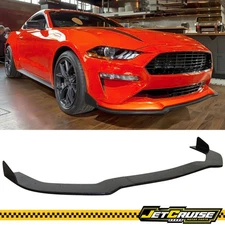 Fits 18-23 Ford Mustang EcoBoost & GT 3PCS Front Bumper Lip Splitter Spoiler PU