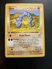 Pokémon Onix 1st Edition Common Card Base Set Shadowless 056/102 90 HP 1999