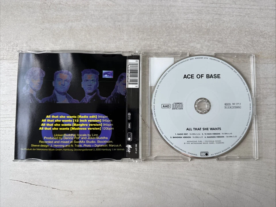 Ace of Base - All that she wants | 1992 | Maxi CD - Bild 2 von 2