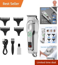 Mini Cordless Hair Clippers with Stainless Steel Blades - Perfect for Travel