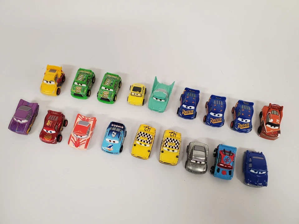 Disney Pixar Cars Movie Mini Racers Diecast Mattel Mixed Collection Lot of 18 - Image 2 of 4