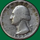 1932-D Washington Quarter Silver Very Good VG Coin #35549