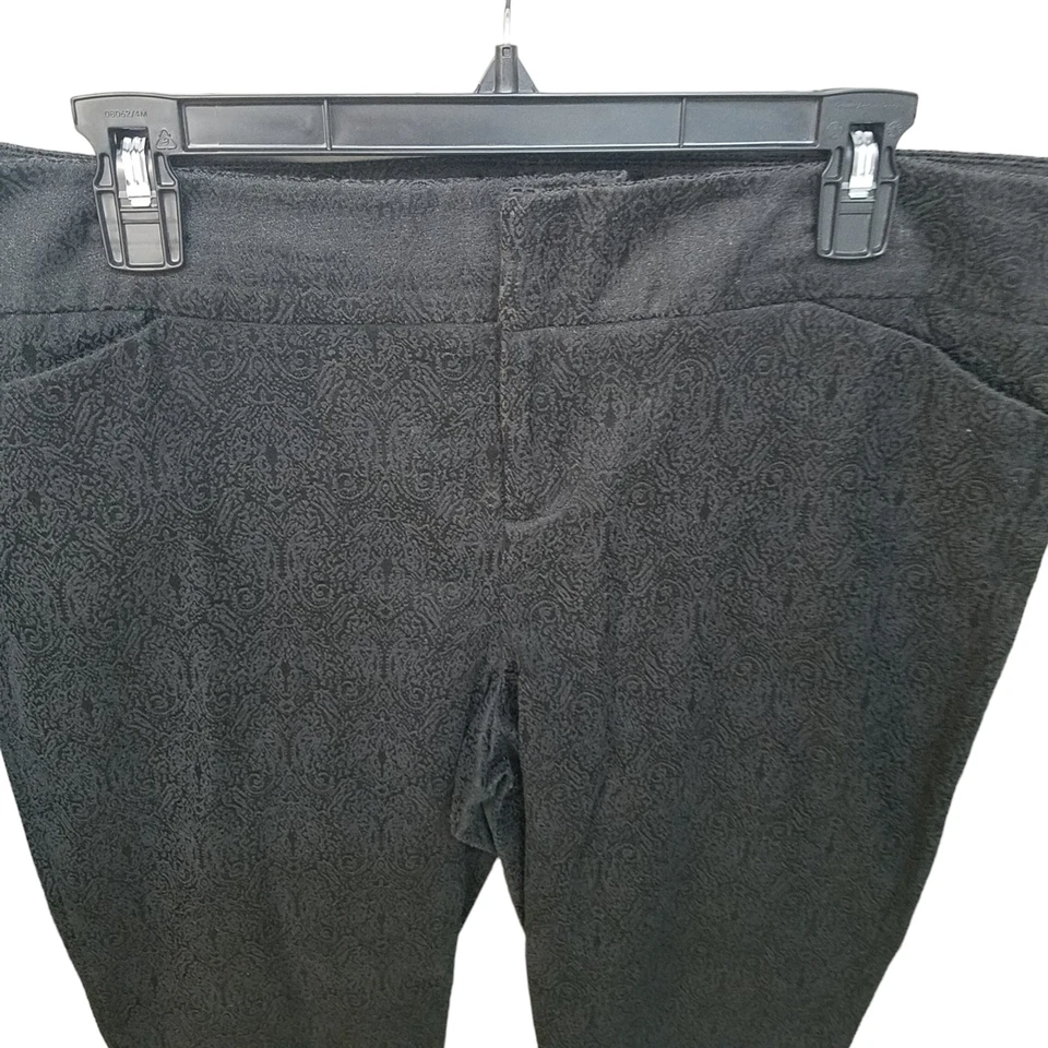 Pantalón pantalón geométrico negro talla 14 ELLE para mujer Foto 3 de 4