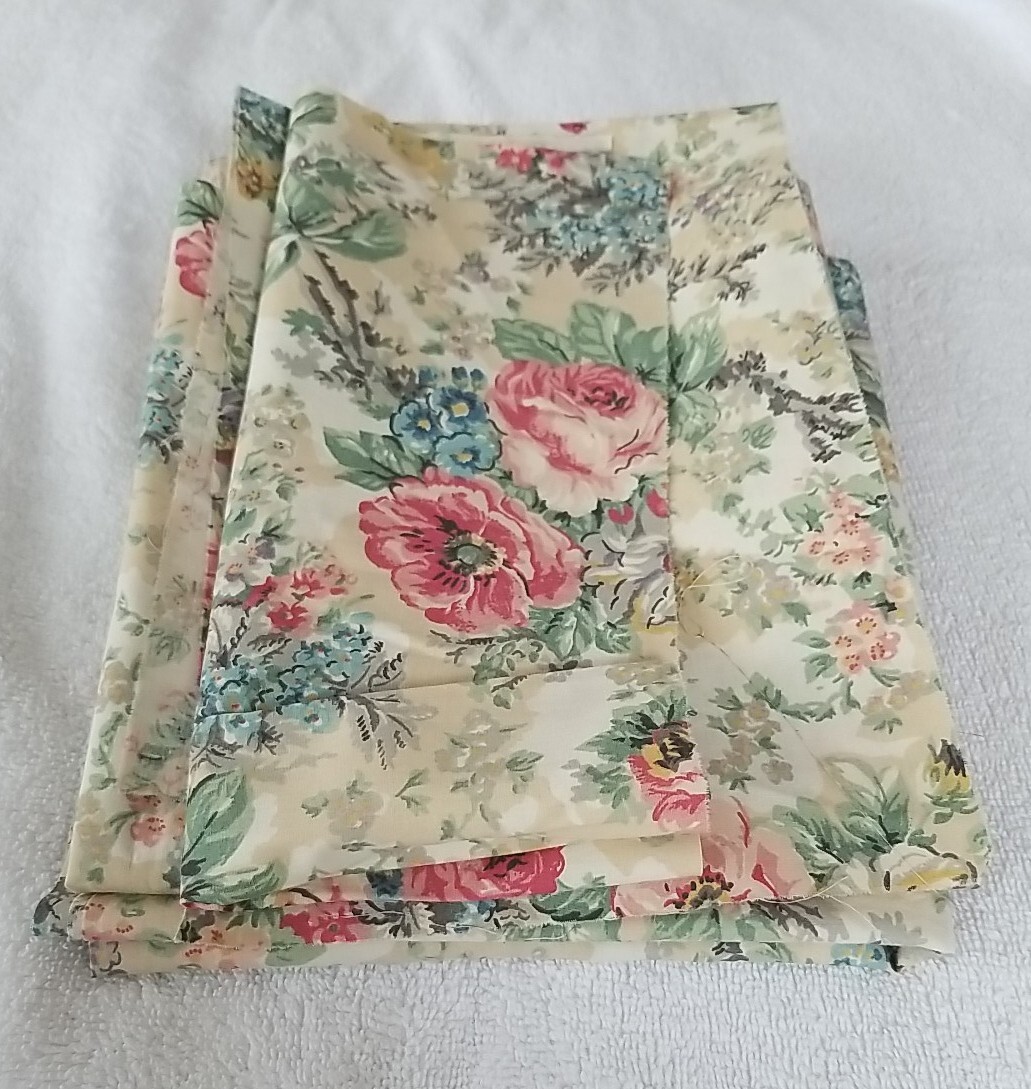 Ralph Lauren Brittany Floral Fabric Remnants Vintage USA 100