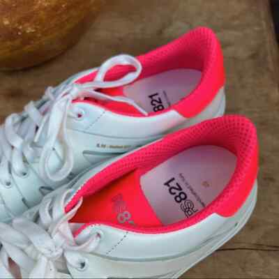 NEW PS821 Mens Pink Neon Leather Alpha Italy Sneaker size US 7  /40 NEW PS821 Mens Pink Neon Leather Alpha Italy Sneaker size US  main image 3