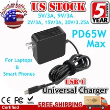 Type-C USB-C PD 5V/3A, 9V/3A, 12V/3A, 15V/3A, 20.3V/3A, 20V/3.25A Wall Charger