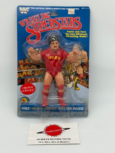 Nikolai Volkoff MOC WWF Vintage 80's LJN Figure NE...