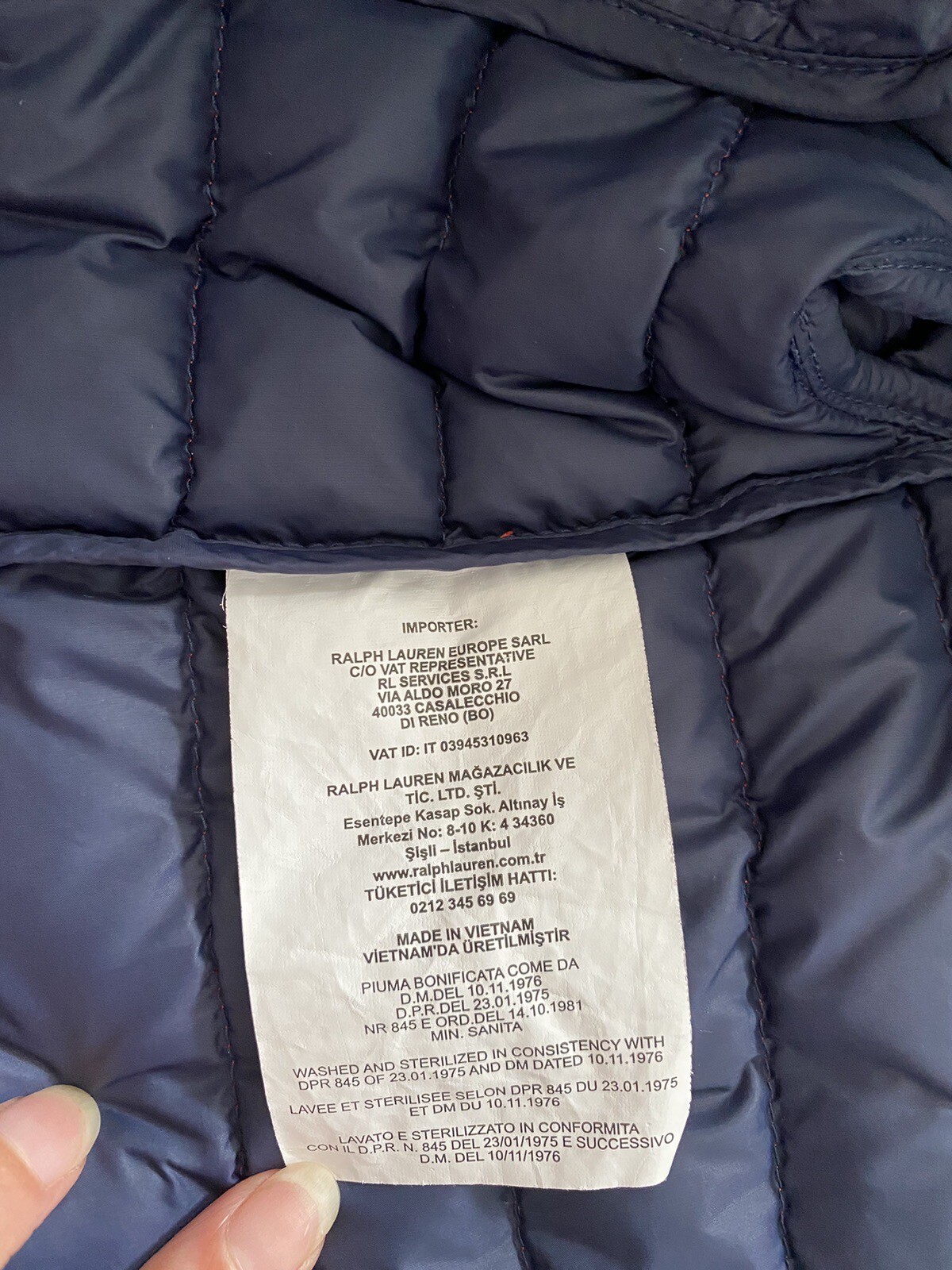 Polo Ralph Lauren Red Quilted Jacket Boy/Girl, Size 2Y - RRP £249 image 5