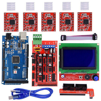 3D Drucker Kit RAMPS 1.4+Mega2560+A4988+12864 LCD Controller Für Arduino Reprap