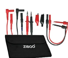 Electronic Test Lead Kit Fit EXTECH TL809 with ZIBOO Accessory Case