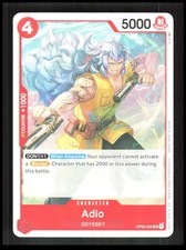 One Piece Adio OP03-002 Pillars of Strength TCG CB-1-4-D-7