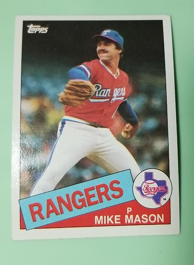 1985 Topps Mike Mason #464 Texas Rangers