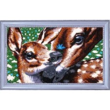 Bead Embroidery Kit Deer DIY Bead needlepoint Beadwork Beading