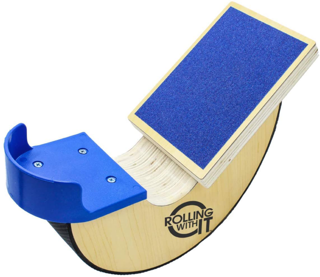 Premium Quality Wood Calf Stretcher Foot Rocker Achilles Tendonitis