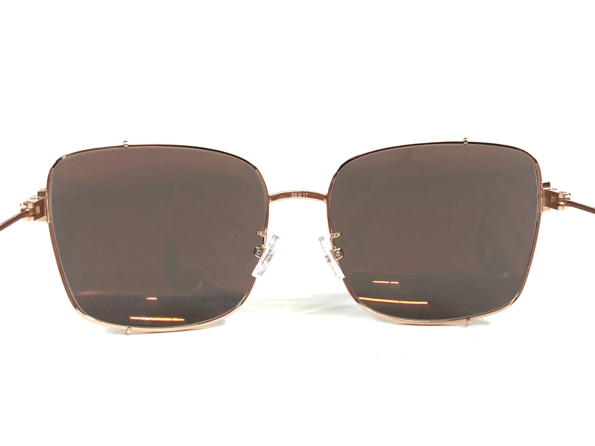 Tory Burch Brand new in case rose gold sunglasses with pink accents Tory Burch Sunglasses TY 6111 3358G9 Light Rose Gold/Brown  main image 2