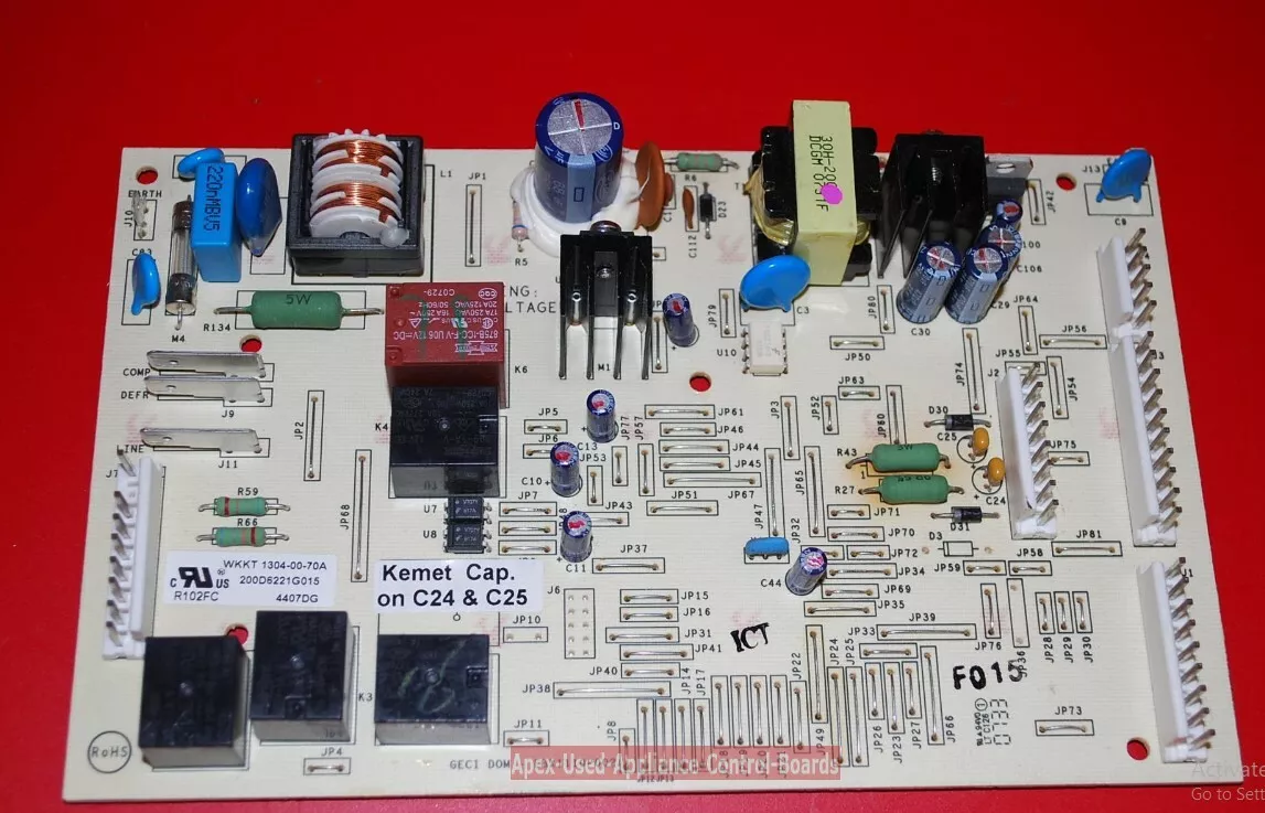 GE Refrigerator Control Board Part 200D6221G015 WR55X10715