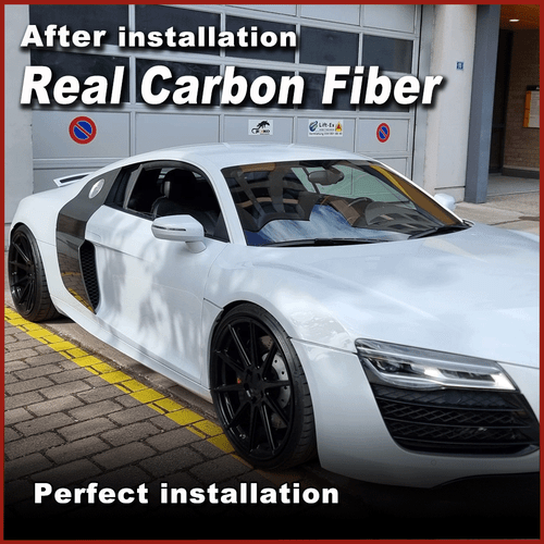 Cubiertas más amplias Carbon Side Blades laterales tuning para Audi R8 V8 V10 - Imagen 5 de 11