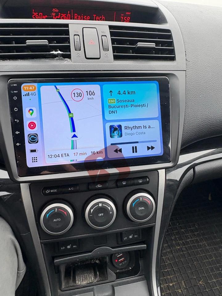 Für Mazda 6 GH GG 2007-2012 Android 13.0 Autoradio GPS Navi WiFi RDS BT SWC 4+64 - Bild 2 von 4