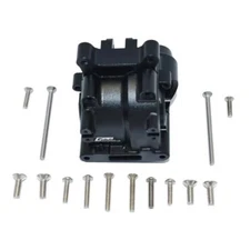 GPM Racing Aluminum Rear Gear Box Black : Losi 1/10 Lasernut U4