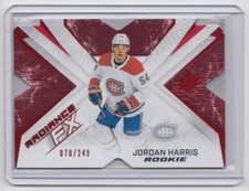 2022-23 SPx Radiance FX Red Rookie Jordan Harris RC /249 Montreal Canadiens