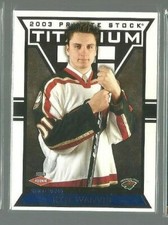 2002-03 Titanium Blue #121 Kyle Wanvig RC 295/450 (ref 77837)
