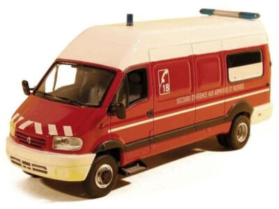 Renault Mascott 2009 Pompiers Véhicule Risque Chimique 1/43 NOREV