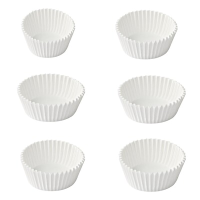 Gebäckkapseln Pralinenkapseln Muffinform Cupcake 220 °C weiß 14 G
