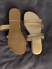 New Very Nice womens slip on sandals size 6 color beige — photo 4