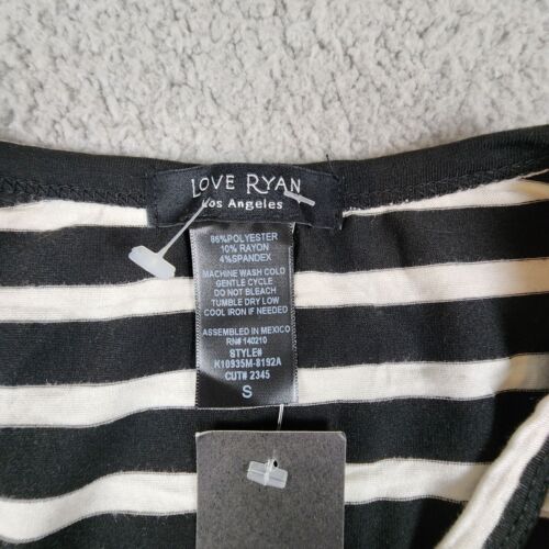 Love Ryan Los Angeles Striped T-Shirt Bundle S Black & White & Beige - Picture 3 of 10
