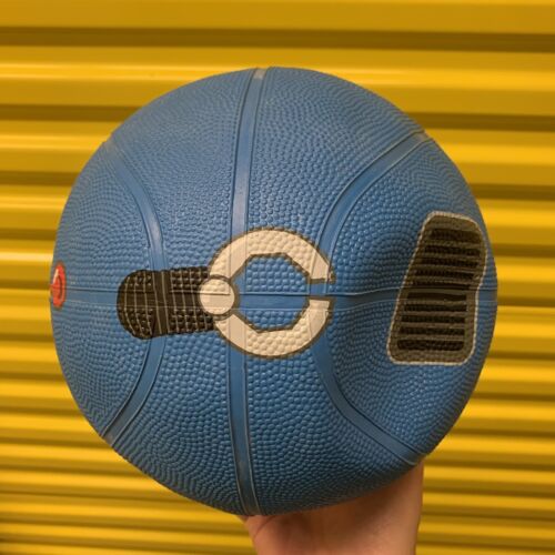 Robot Basketball Ball Rubber Street Blue Tech Computer Geek Techno Nerd - 第 6/6 張圖片
