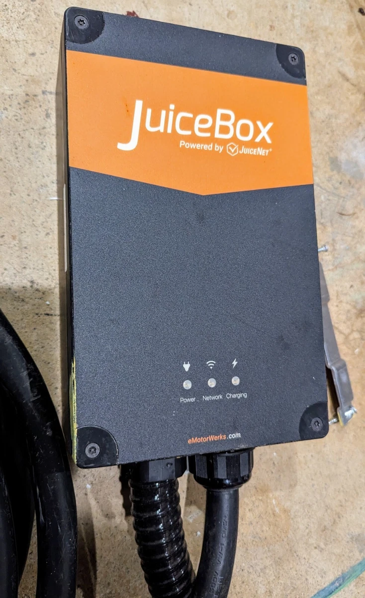 eMotorWerks JUICEBOX 40 EVSE Charger Juicenet WiFi 25 Ft Cable Hardwire EV
