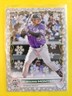2022 Topps Holiday Metallic #HW19 Elehuris Montero RC - Colorado Rockies