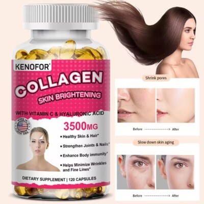 glutathione for joints Glutathione Collagen Maintains Healthy Skin Hair Nails Joints 30-120  Capsules