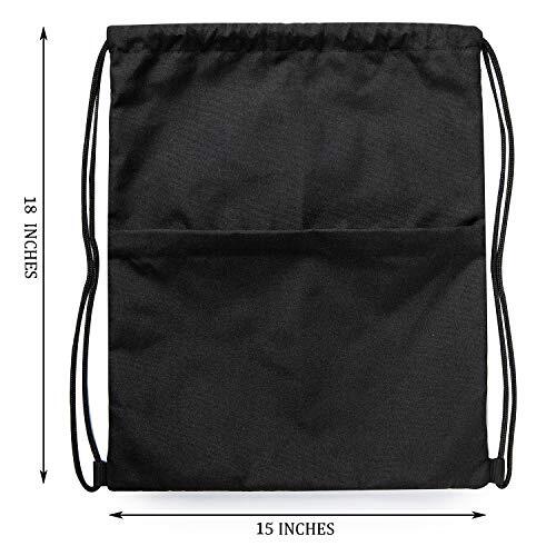 Black Knit Drawstring Backpack - Women Bags Amazon.com: Drawstring Backpack Bag, Waterproof Draw String  main image 4