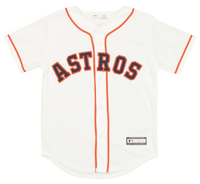 Houston Astros Majestic Official Sewn Team Pinstripe Jersey MLB