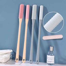 4Pcs Toe Gap Cleaning Brush, Long Handled Silicone Shower Foot Care Scrubber USA