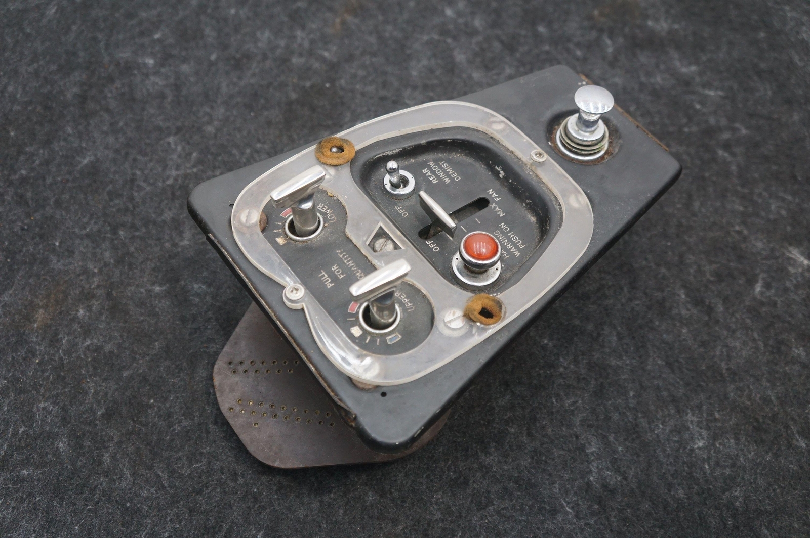 Center Console Control Switch Trim Panel Bezel Rolls Royce Silver Shadow 1973