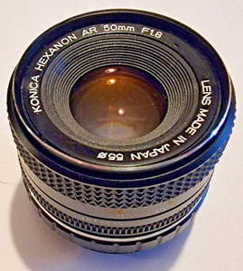 konica hexanon 50mm f1.8 ar