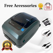Zebra GX430T Thermal Transfer Label Printer 300 dpi Peel USB LAN 1 YR WARRANTY
