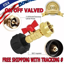 Propane Refill Adapter Lp Gas 1 Lb Cylinder Tank Coupler Bottles Heater Gas Tank