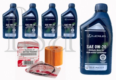 Genuine Lexus Full Synthetic engine oil change Kit 2016 Lexus