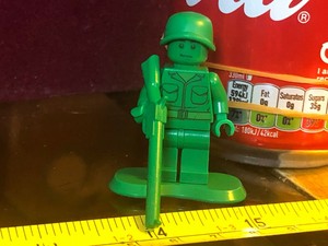 green lego man
