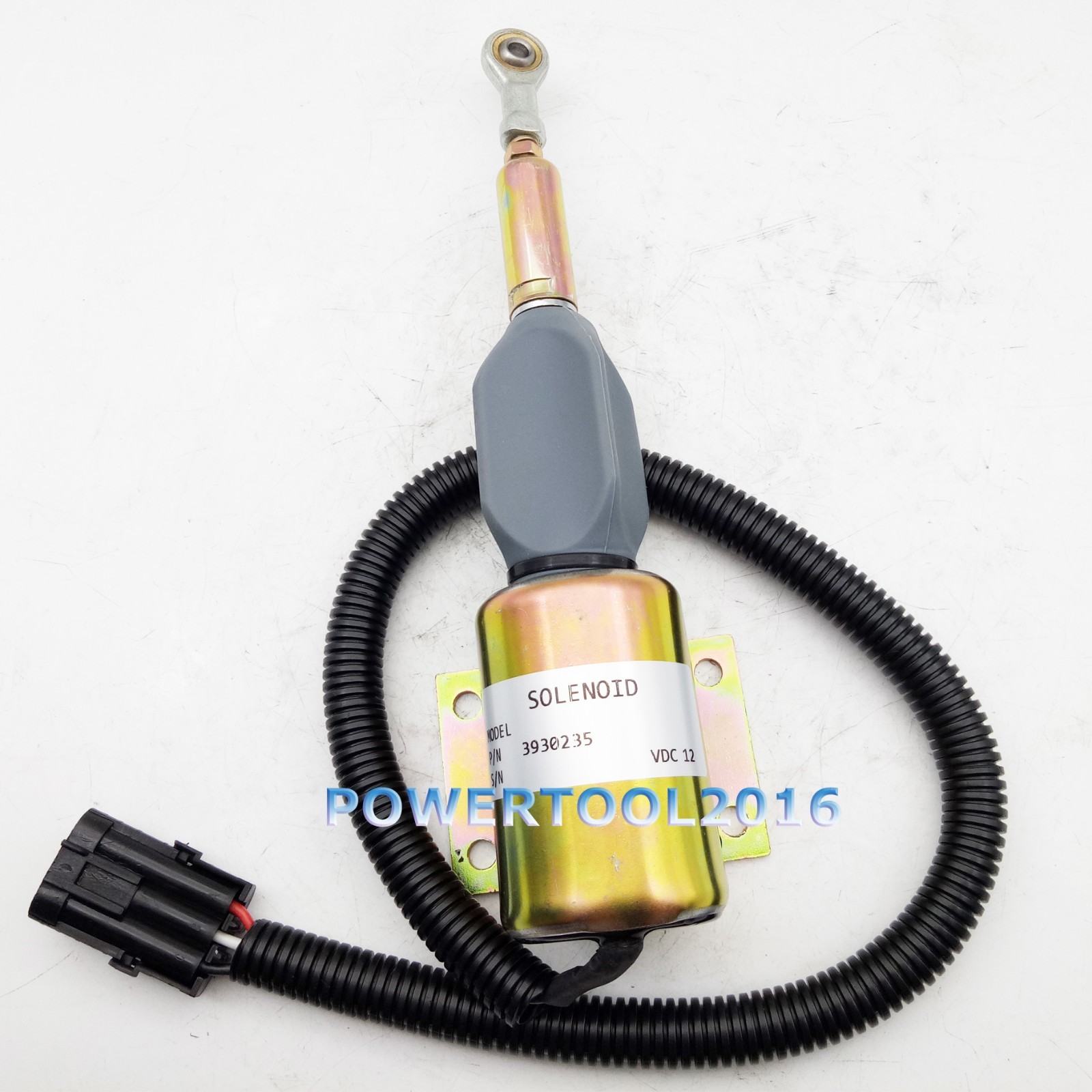 New Fuel Shutoff Solenoid 3930235 SA-4348-12 for Cummins 6C 8.3L Diesel ...