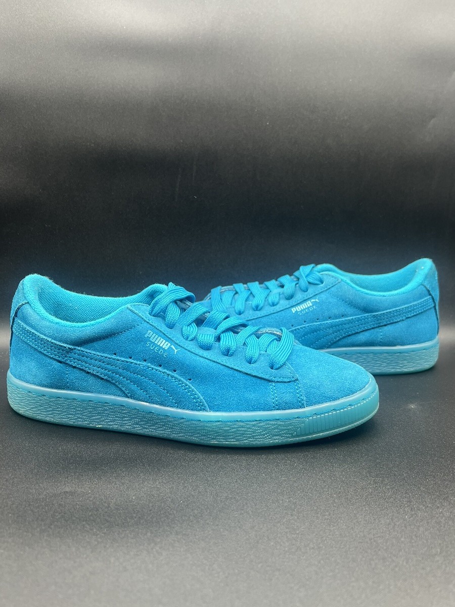 Puma Suede Classic Atomic Blue Retro Shoes Kids Men's Youth Size