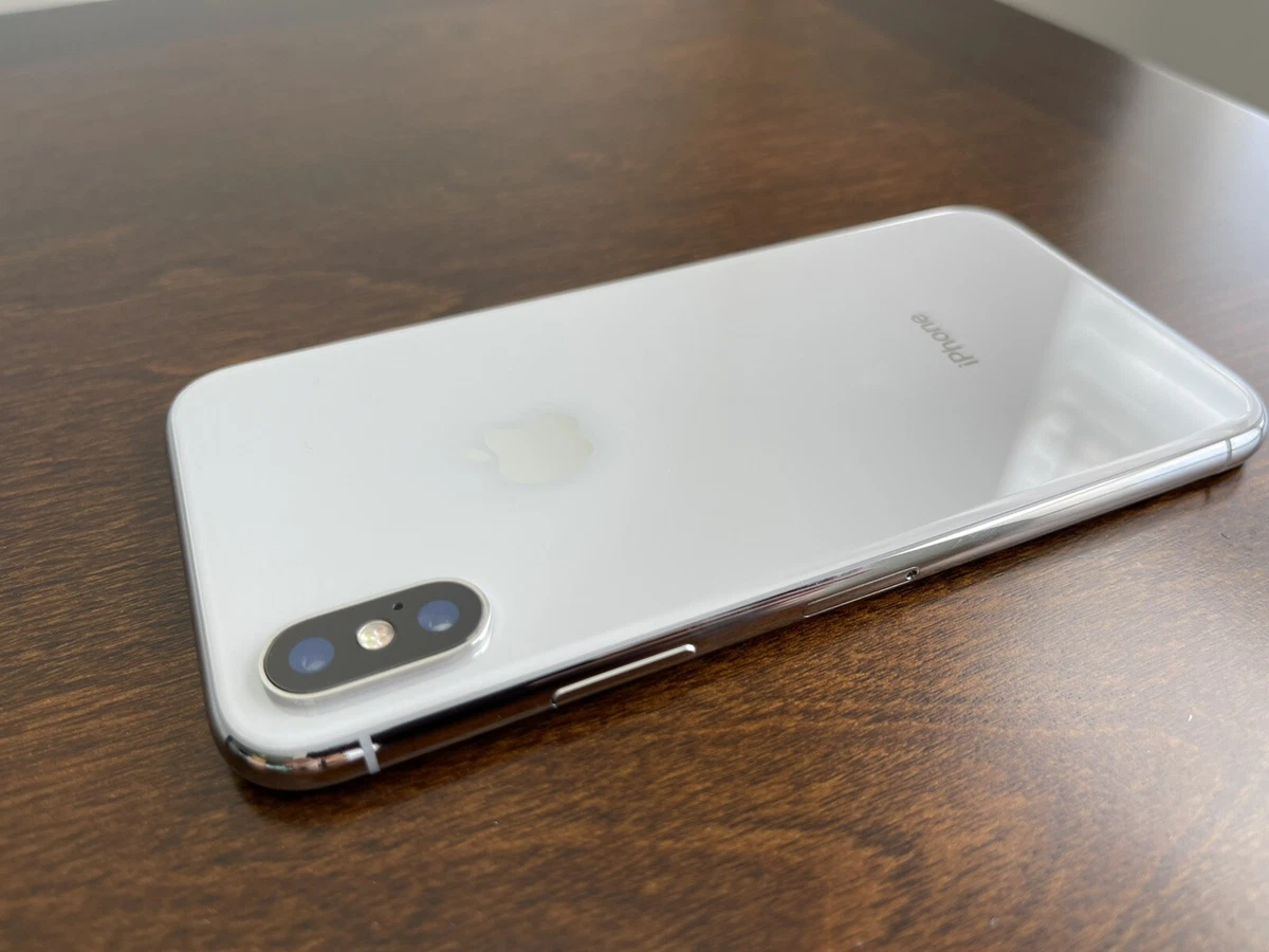 Apple iPhone X 64 GB Silver / White