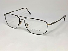 NAUTICA N7010 041 Eyeglasses Frame Italy Aviator 57-16-145 Tortoise/Bronze HF05